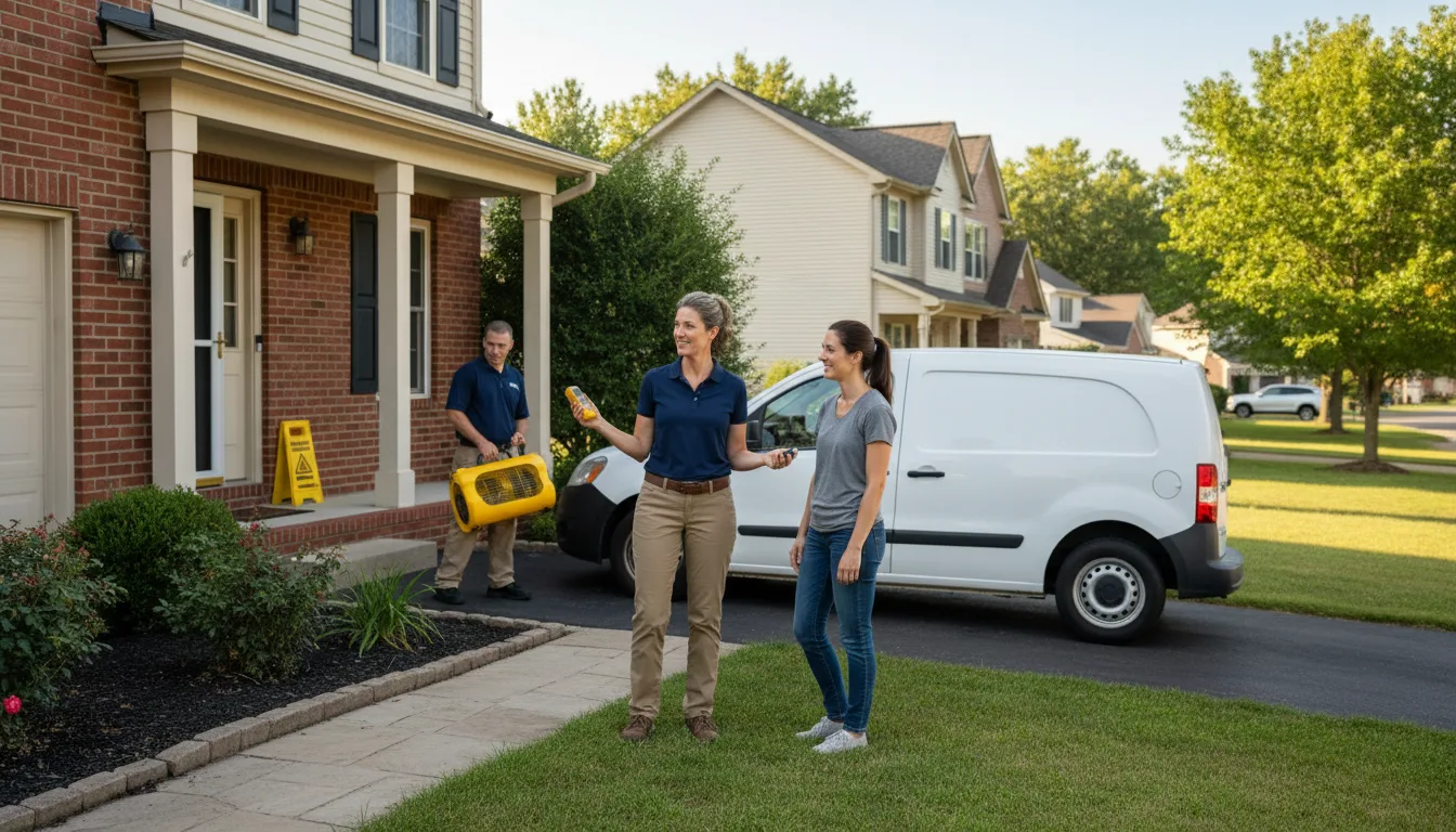 Water restoration image for Flood Water Cleanup, Removal And Restoration Services in Zoar, OH